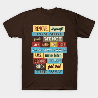 colorful typography T-Shirt